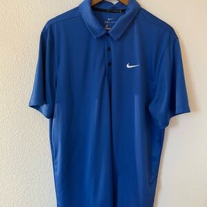 Men's Nike Dri-FIT Men's Blue Polo Shirt - Size XL